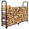 Firewood Log Rack 2500Lbs Iron Wood Lumber Storage Stacking Rack 4.03Ft Heavy Duty Pile Lumber Storage Holder For